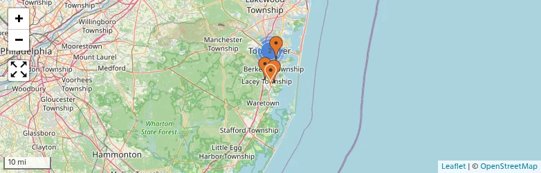 Related schools map