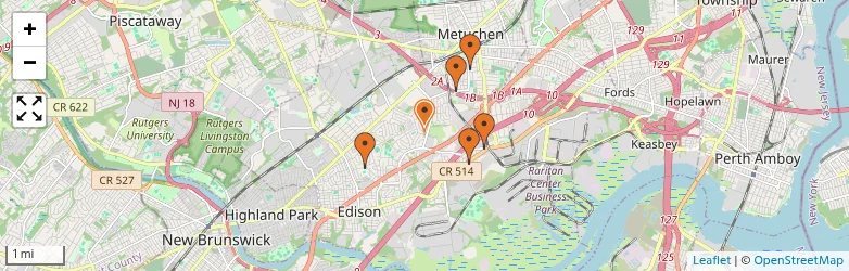 Related schools map