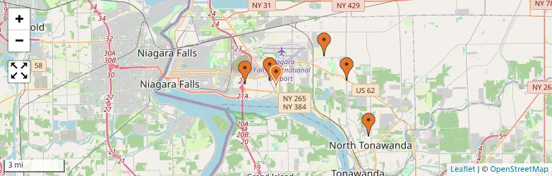 Related schools map