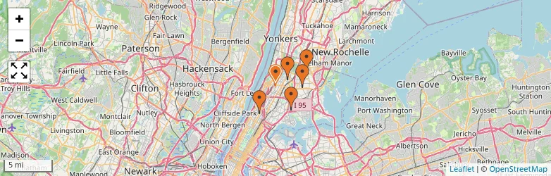 Related schools map