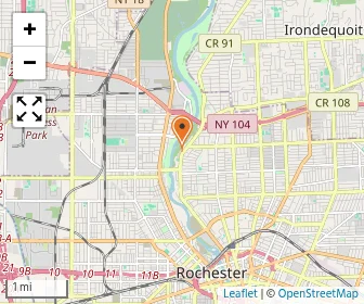 Map of Rochester School For The Deaf