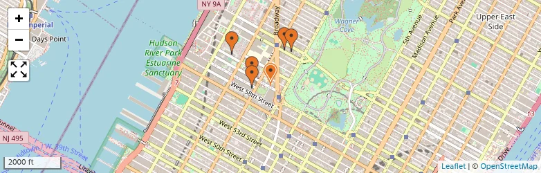 Related schools map