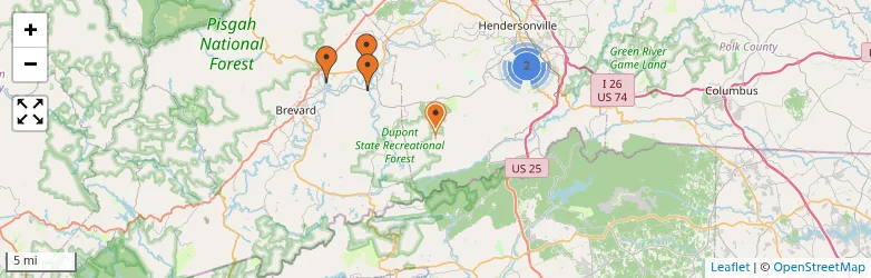 Related schools map