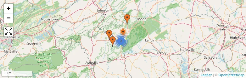 Related schools map