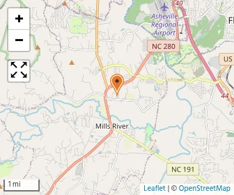 Map of Mills River Seventh-day Adventist School