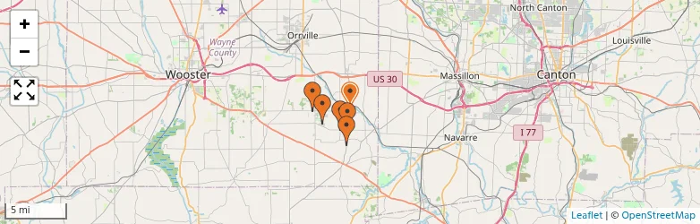 Related schools map