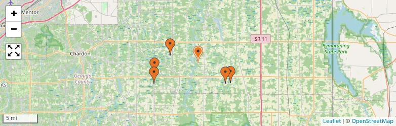 Related schools map