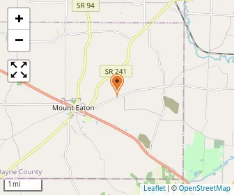 Map of East Mt Eaton