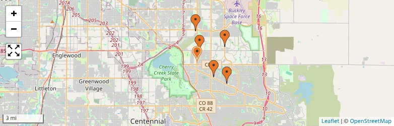 Related schools map