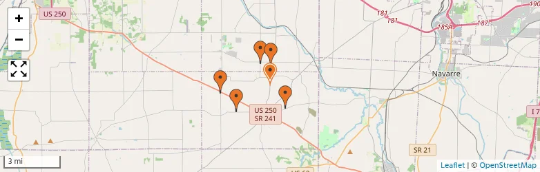 Related schools map