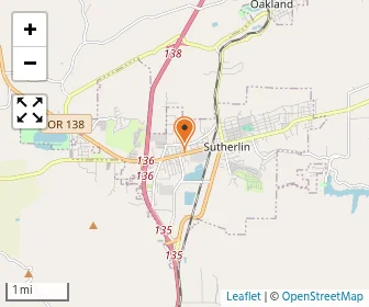 Map of Sutherlin Adventist Christian School
