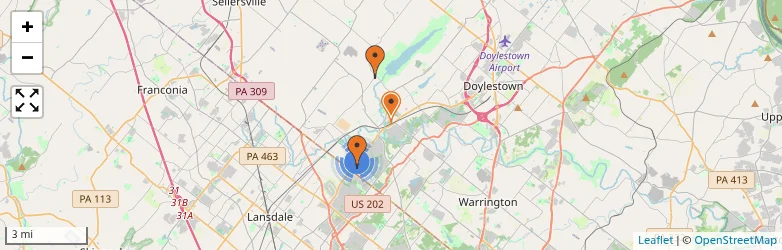 Related schools map