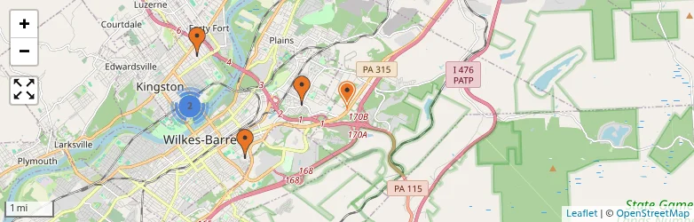 Related schools map