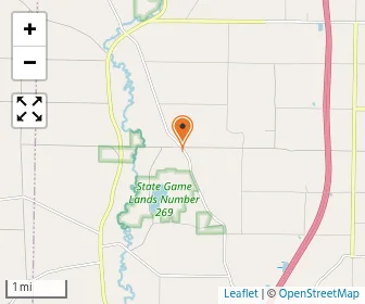 Map of Cussewago Mennonite School