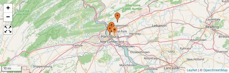 Related schools map