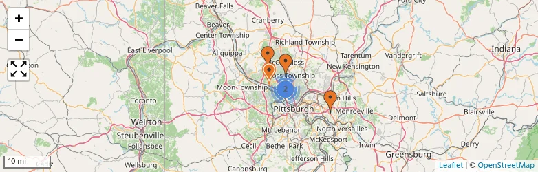 Related schools map