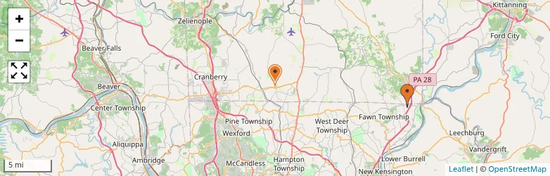 Related schools map