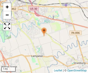 Map of Rockvale Amish School