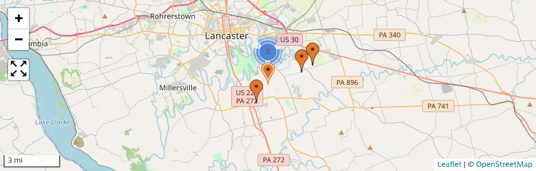 Related schools map