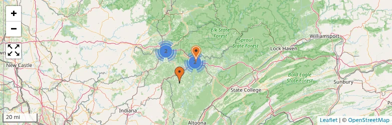 Related schools map