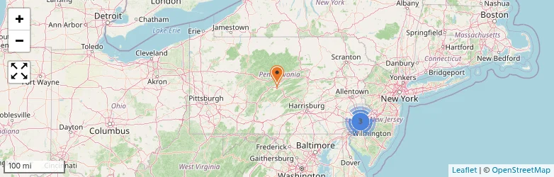 Related schools map