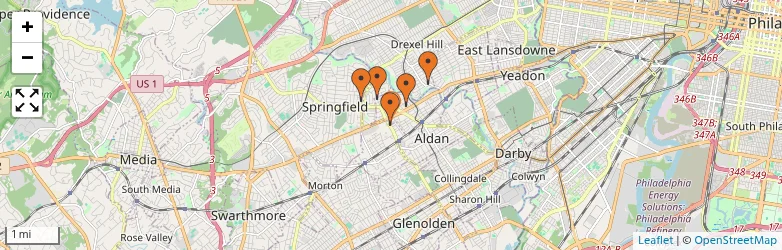 Related schools map