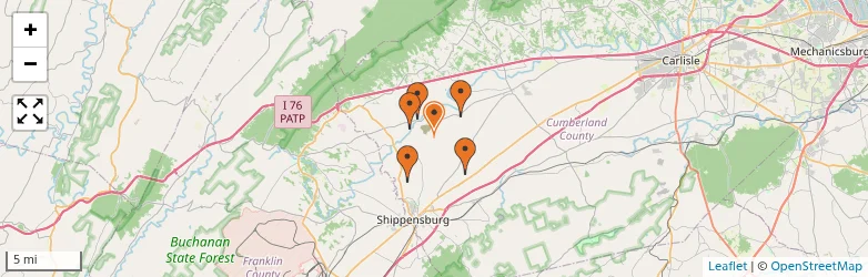 Related schools map