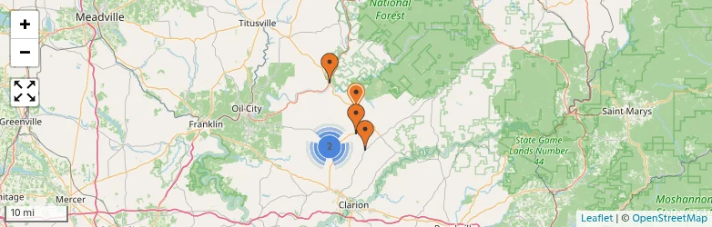 Related schools map