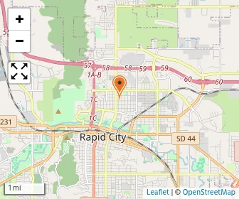 Map of Black Hills Lutheran Schools