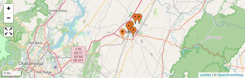 Related schools map