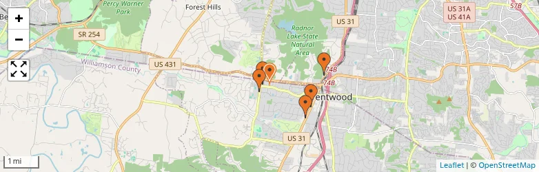 Related schools map