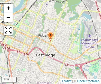 Map of Signal Center - Chattanooga