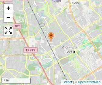 Map of Houston Peace Academy