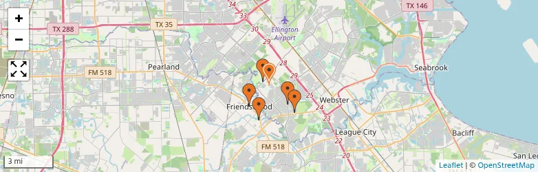 Related schools map
