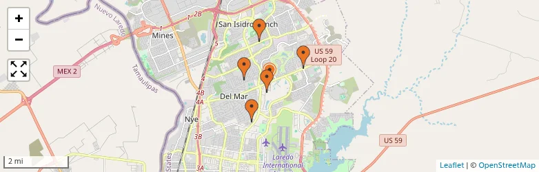 Related schools map