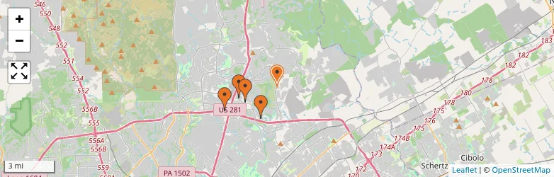Related schools map