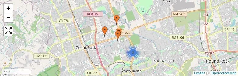 Related schools map