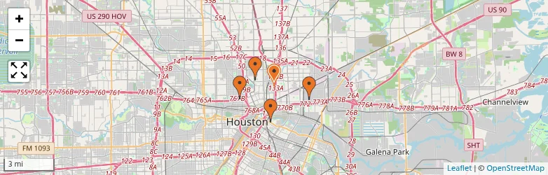 Related schools map