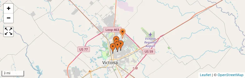 Related schools map