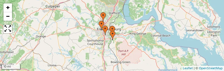 Related schools map