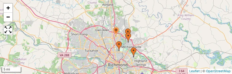 Related schools map