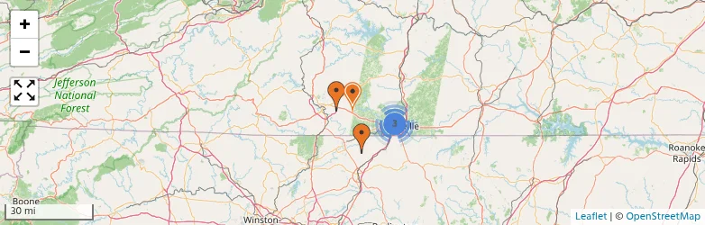 Related schools map