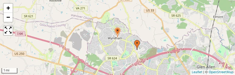 Related schools map