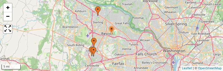 Related schools map