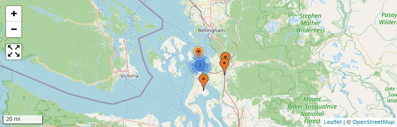 Related schools map