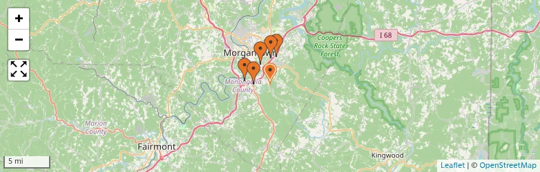 Related schools map