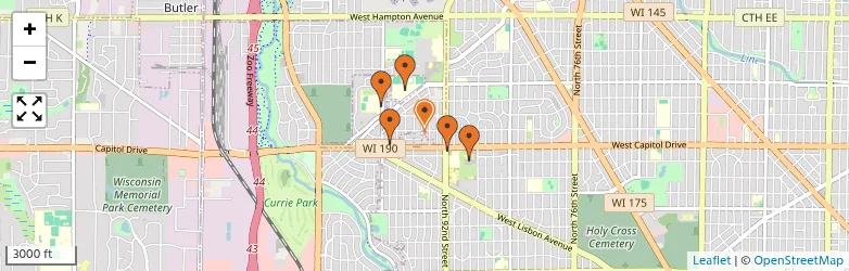 Related schools map