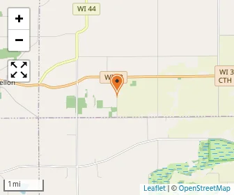 Map of Hillside Amish School