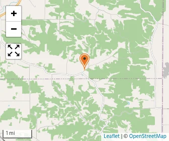 Map of Pine Hill Amish School