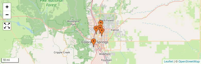 Related schools map